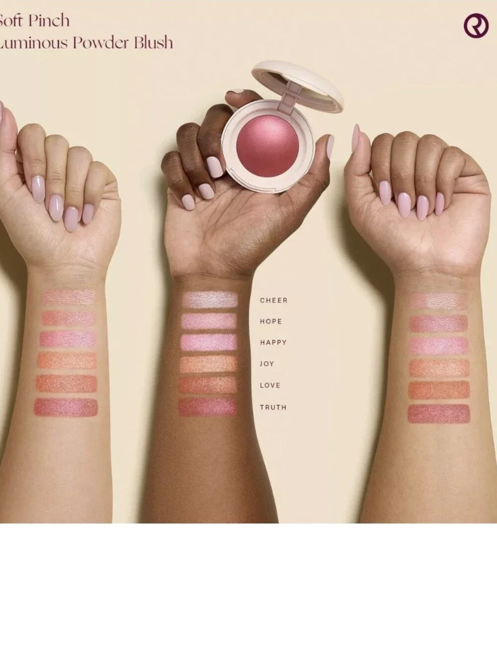 Rare Beauty Soft Pinch Luminous Powder Blush: Love (Terracotta), .098oz, NIB